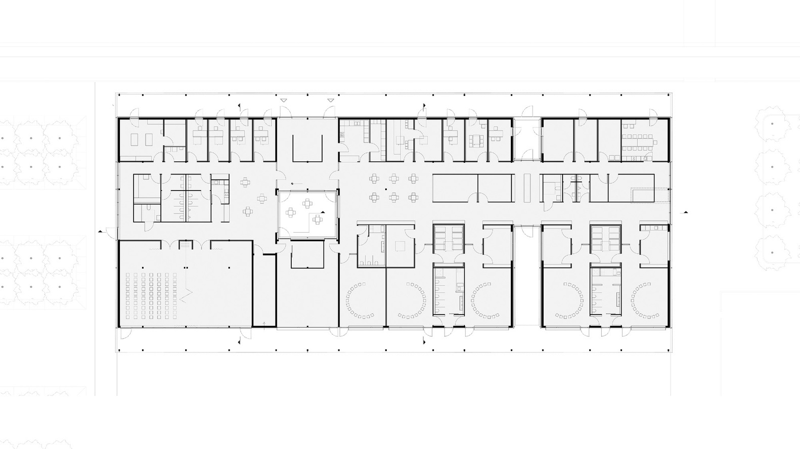 德国公共公园内的木结构幼儿园与博物馆-16