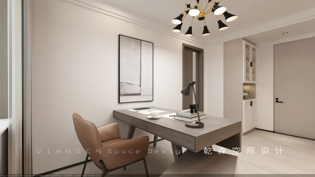 富华公馆极简空间艺术，温暖橙色营造幸福氛围-48