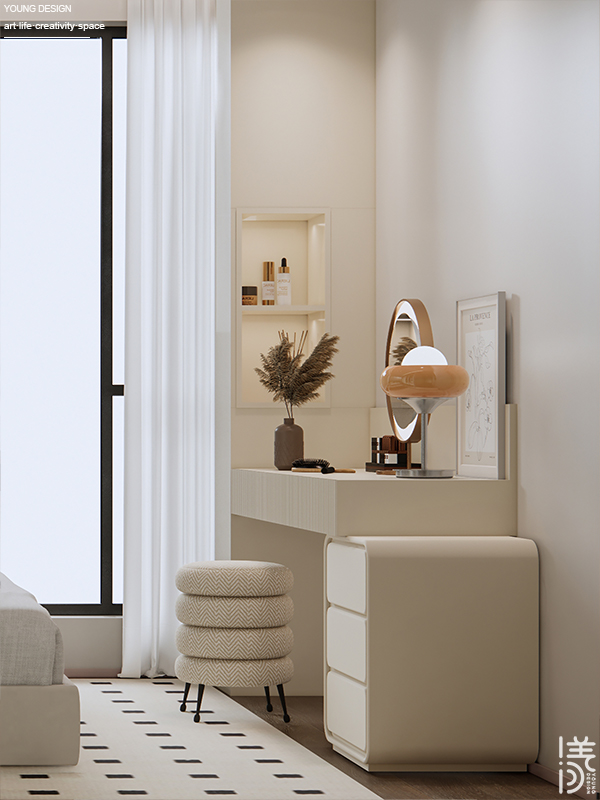 奶油风独居设计丨深圳漾空间设计有限公司-46