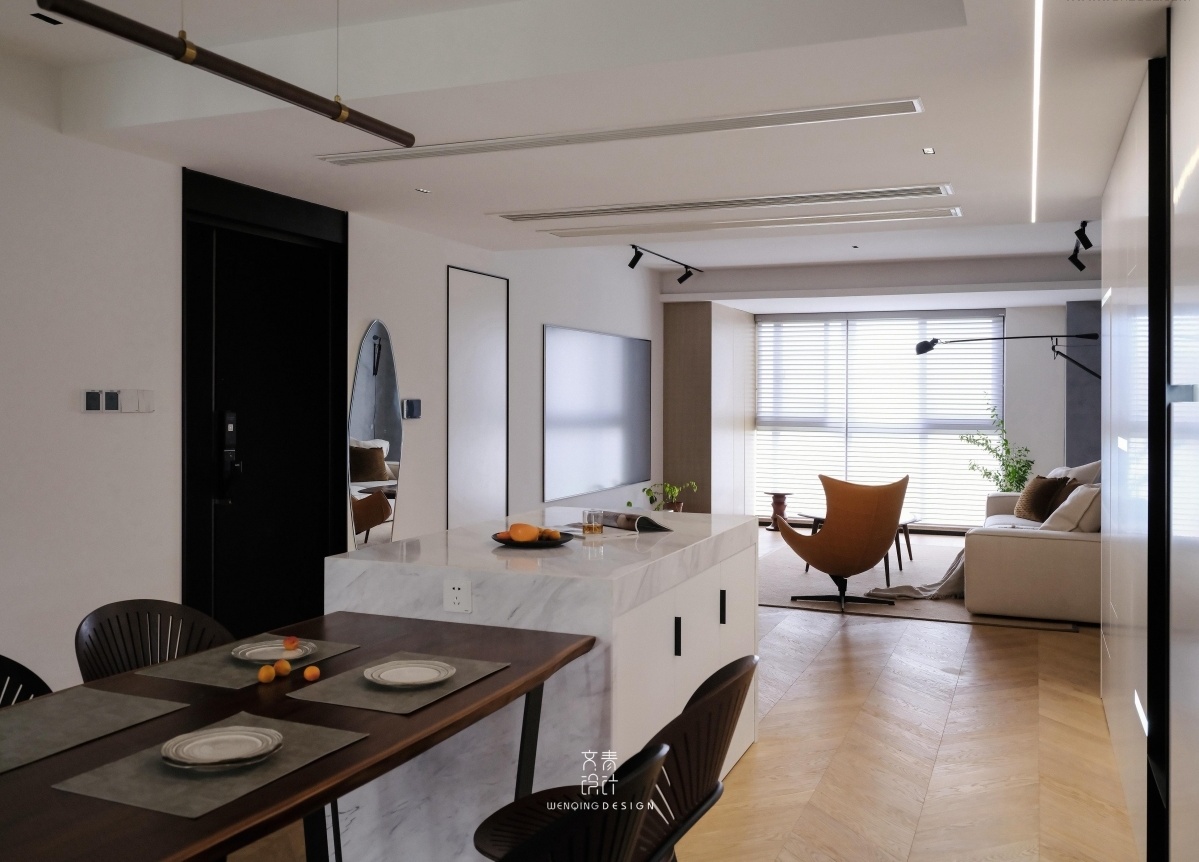 简约本心 | 胡桃木与亚麻的自然空间-28