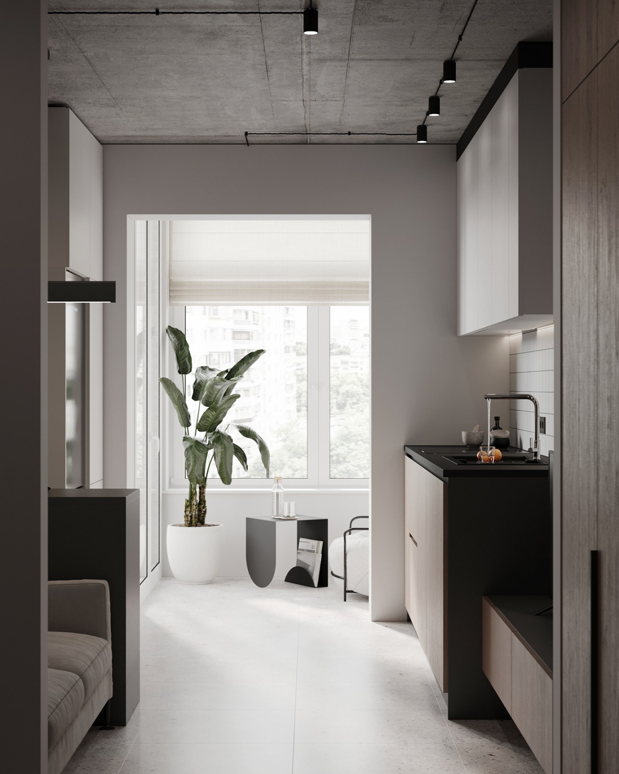 45㎡小空间公寓设计-5