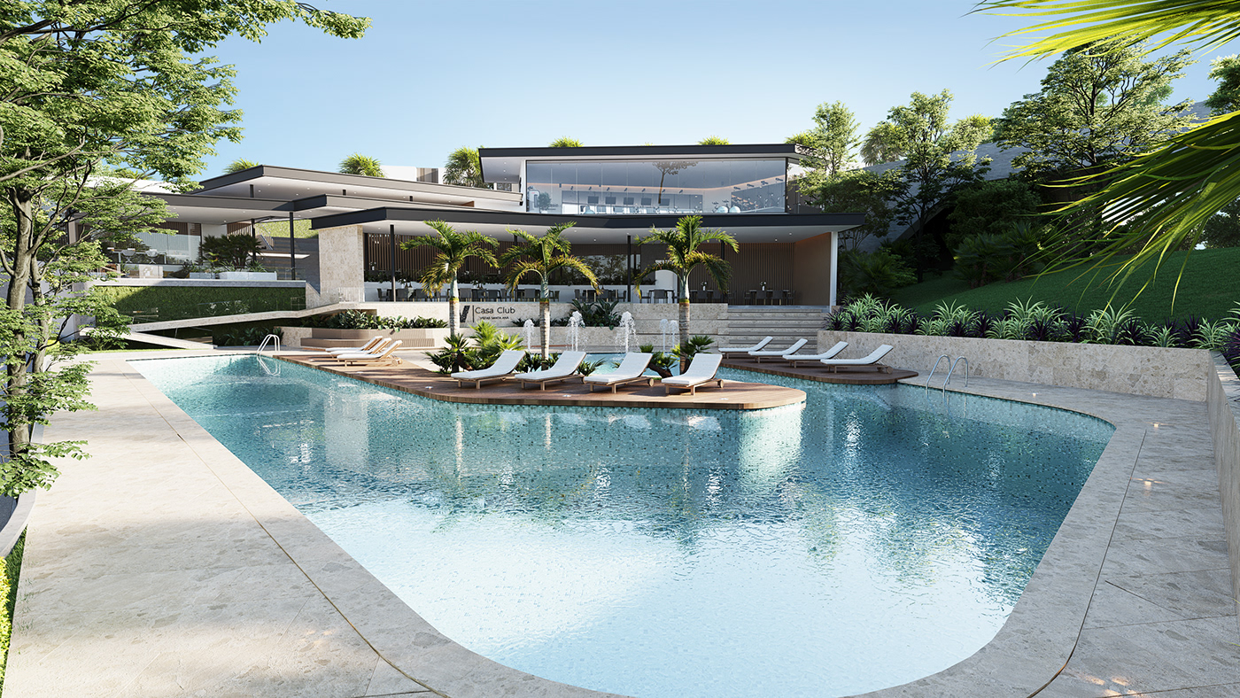 哥斯达黎加 VSA 社交区室内设计丨Angel Medina,Epic Green Bird-7