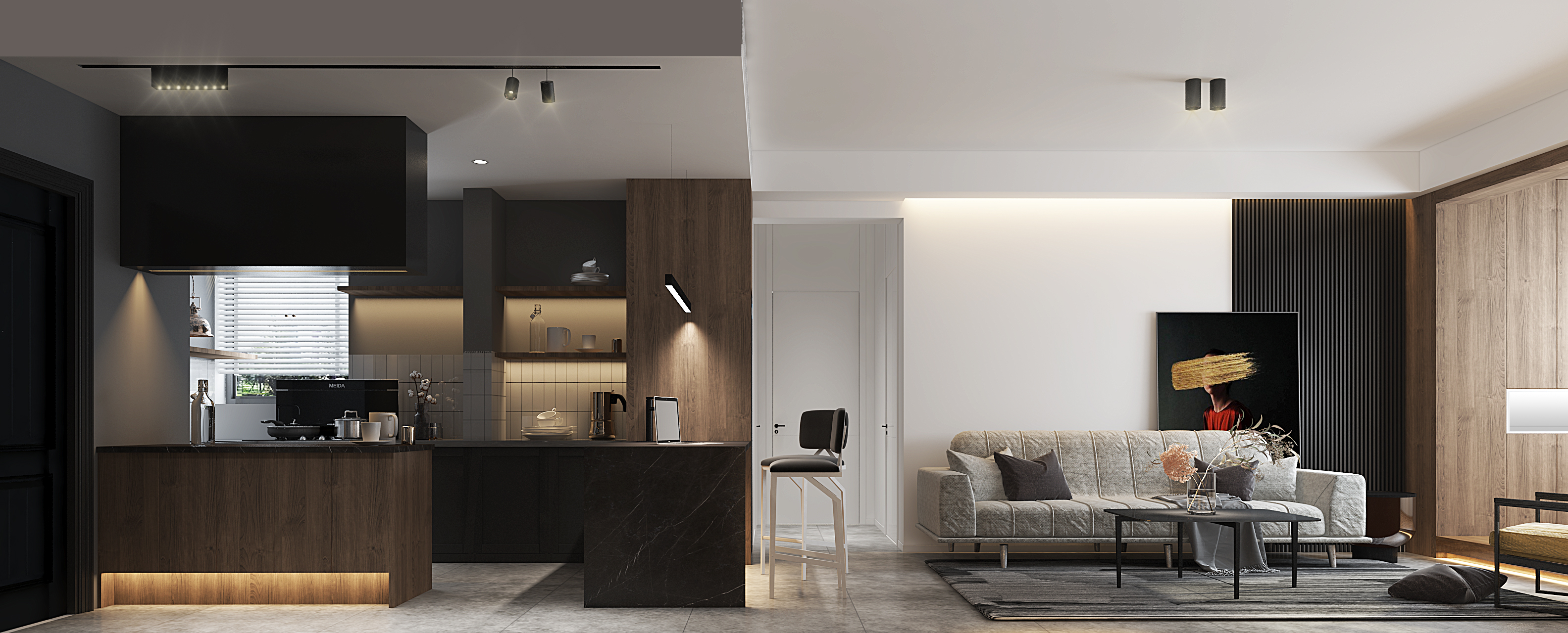 合肥1890设计|高铁都市花园：98m2时尚酷感的年轻宅-103