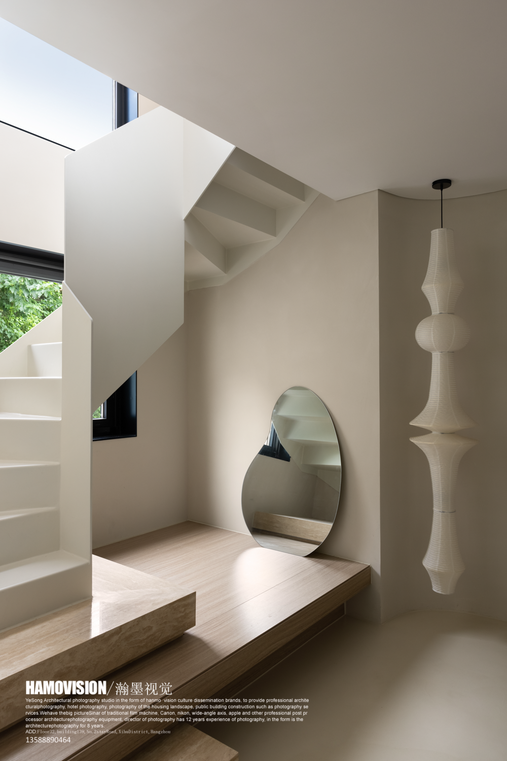 上海独栋别墅·叶淼 · 时尚博主的艺术奶油之家丨中国上海丨原壹空间设计-16