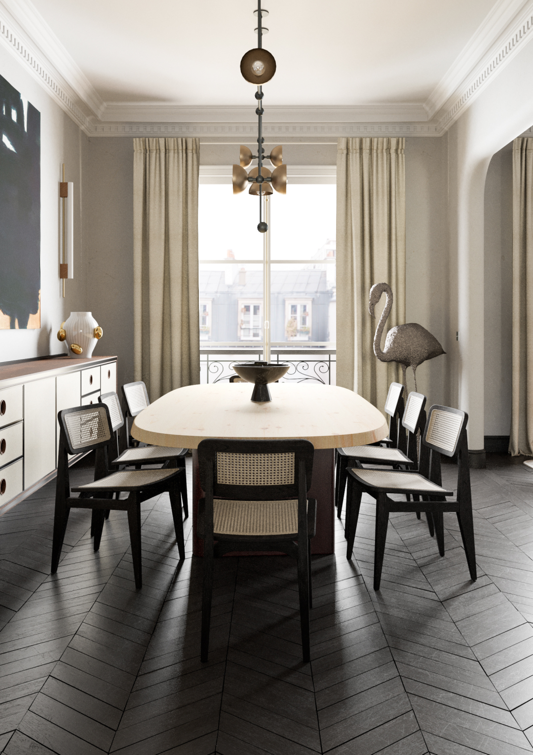 现代法式精致生动的居住空间丨Studiovlach-56