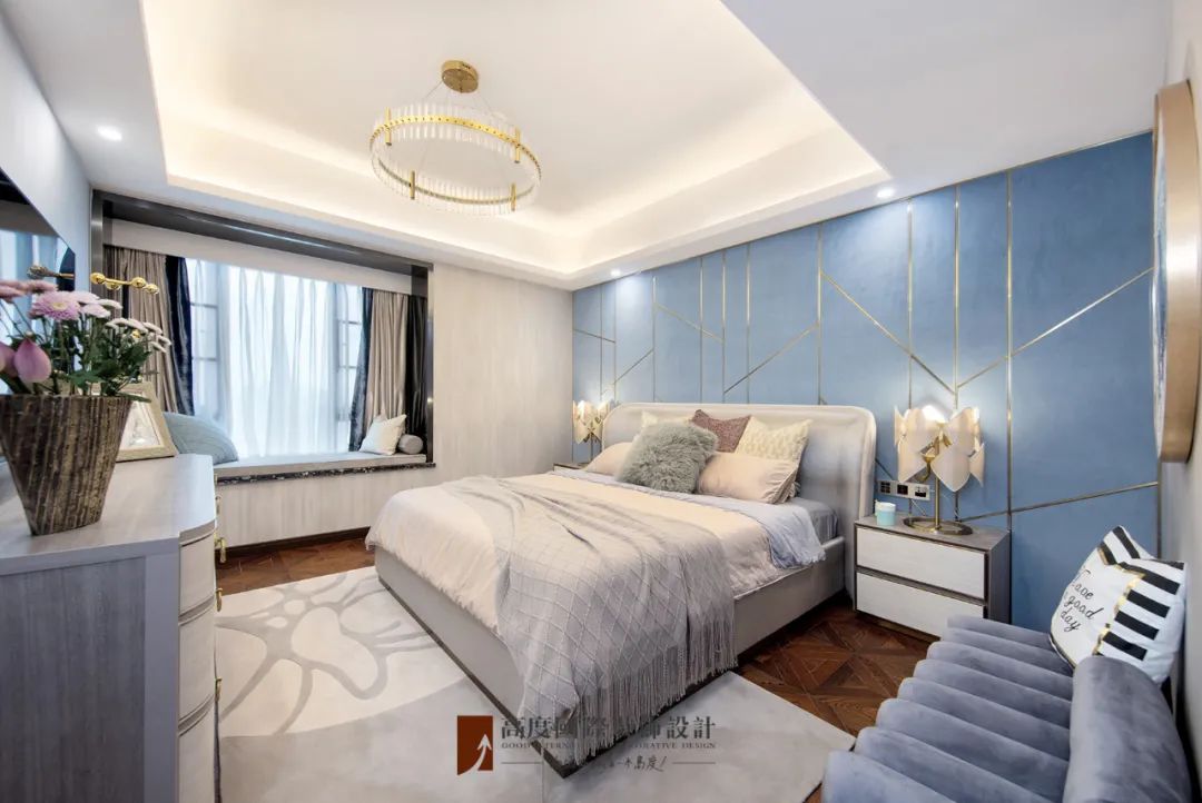 浪漫蒂芙尼蓝,美式家设计温柔呈现-63