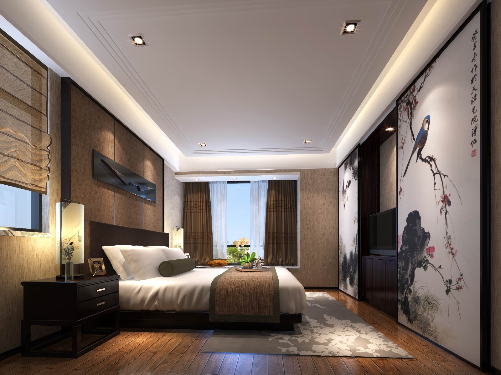 神韵中式张总 茅草屋 欣巴设计-1