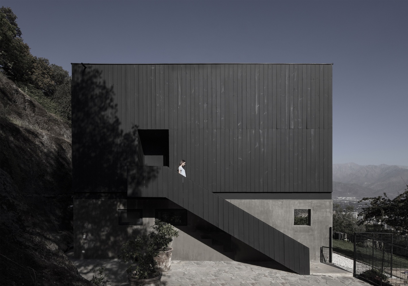 智利山坡上的独立双屋设计-10