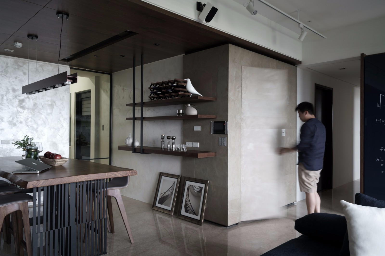 美术爱河——132m²人文居家住宅  千彩胤空间设计-7