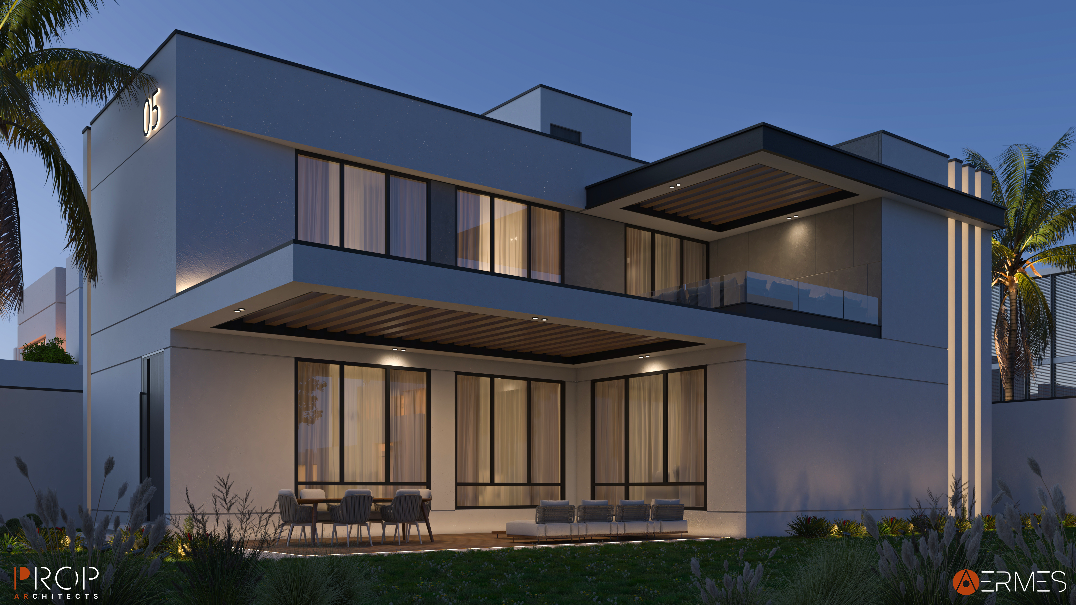 EXTERIOR VILLA（别墅外部设计项目）丨沙特阿拉伯丨PROP & AERMES ARCHITECTS-8