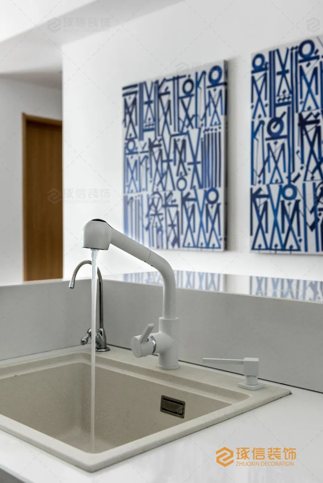 现代北欧风，华侨城云溪别院 90 平米三室两厅一厨两卫-35