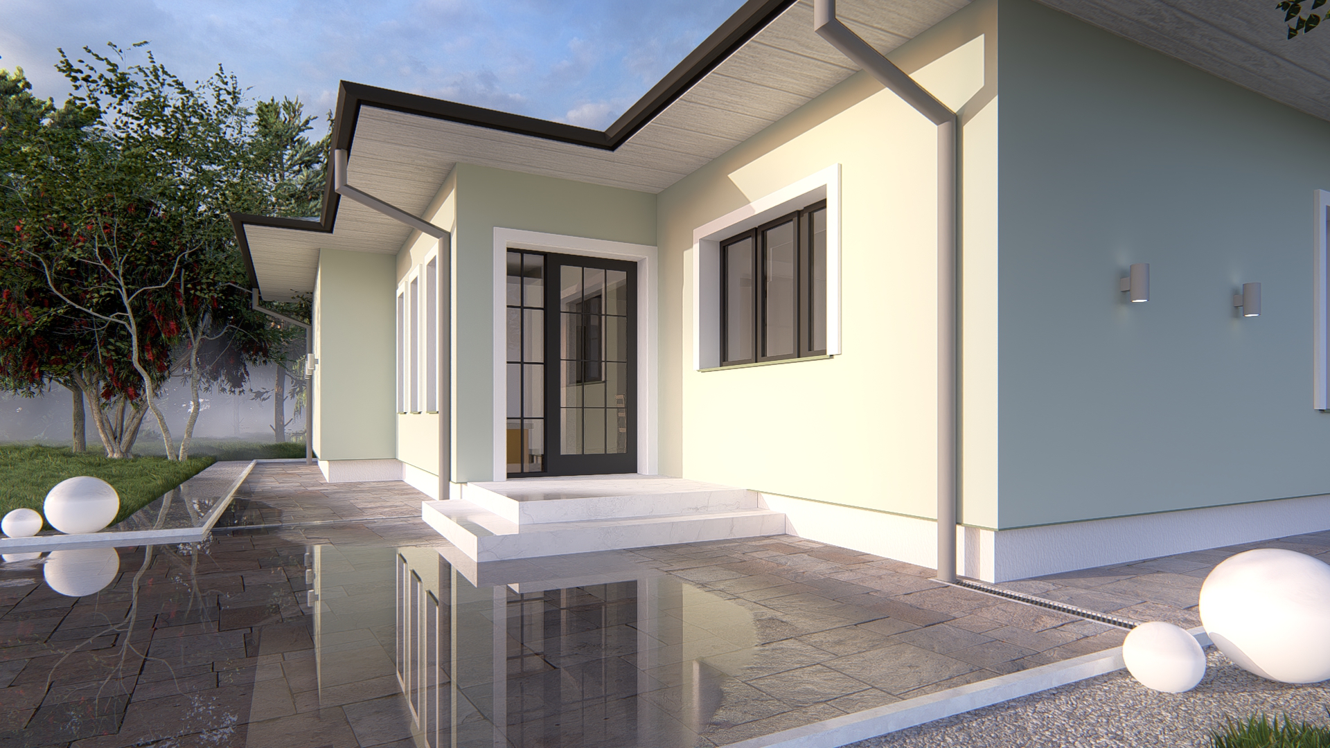 Proposal for a house on the ground floor-1