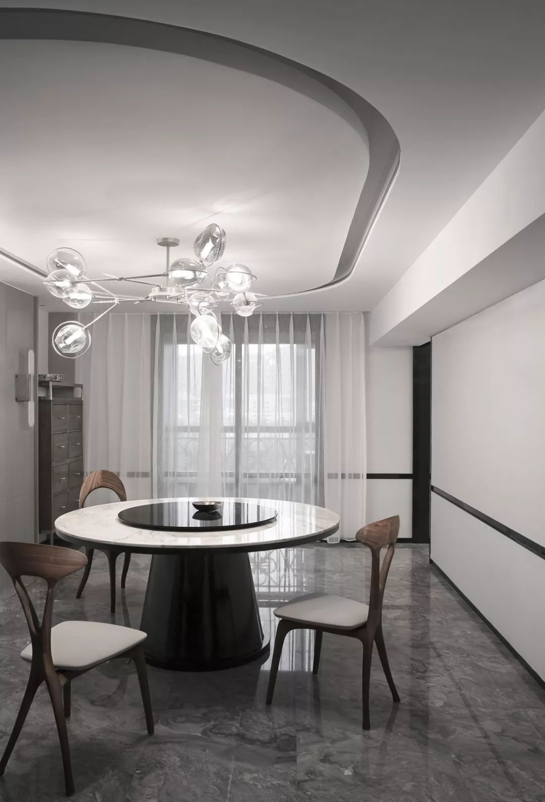 深圳天海豪景苑 C 户型东方轻奢美学住宅改造-31