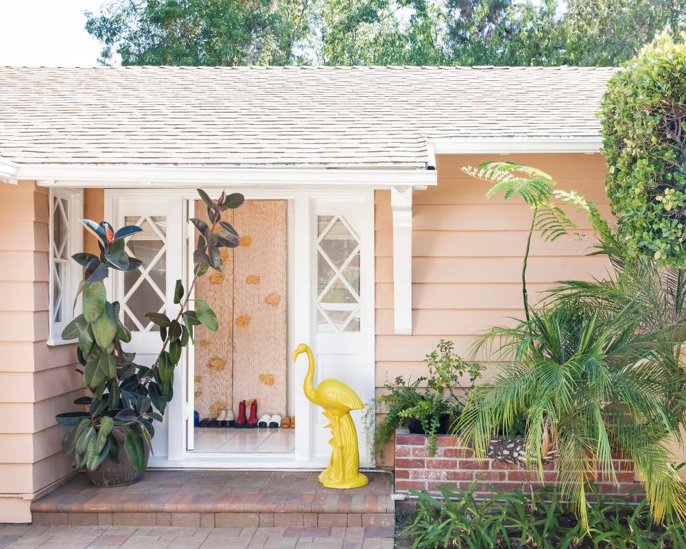 洛杉矶时尚女孩的创意家居，60 年代风格与复古元素完美融合-1