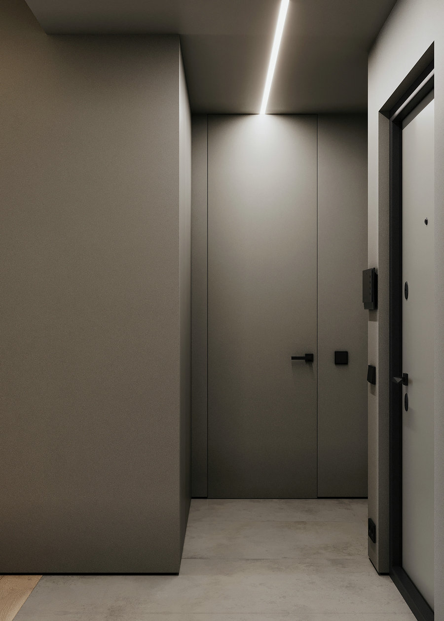 95㎡简约风公寓设计-0