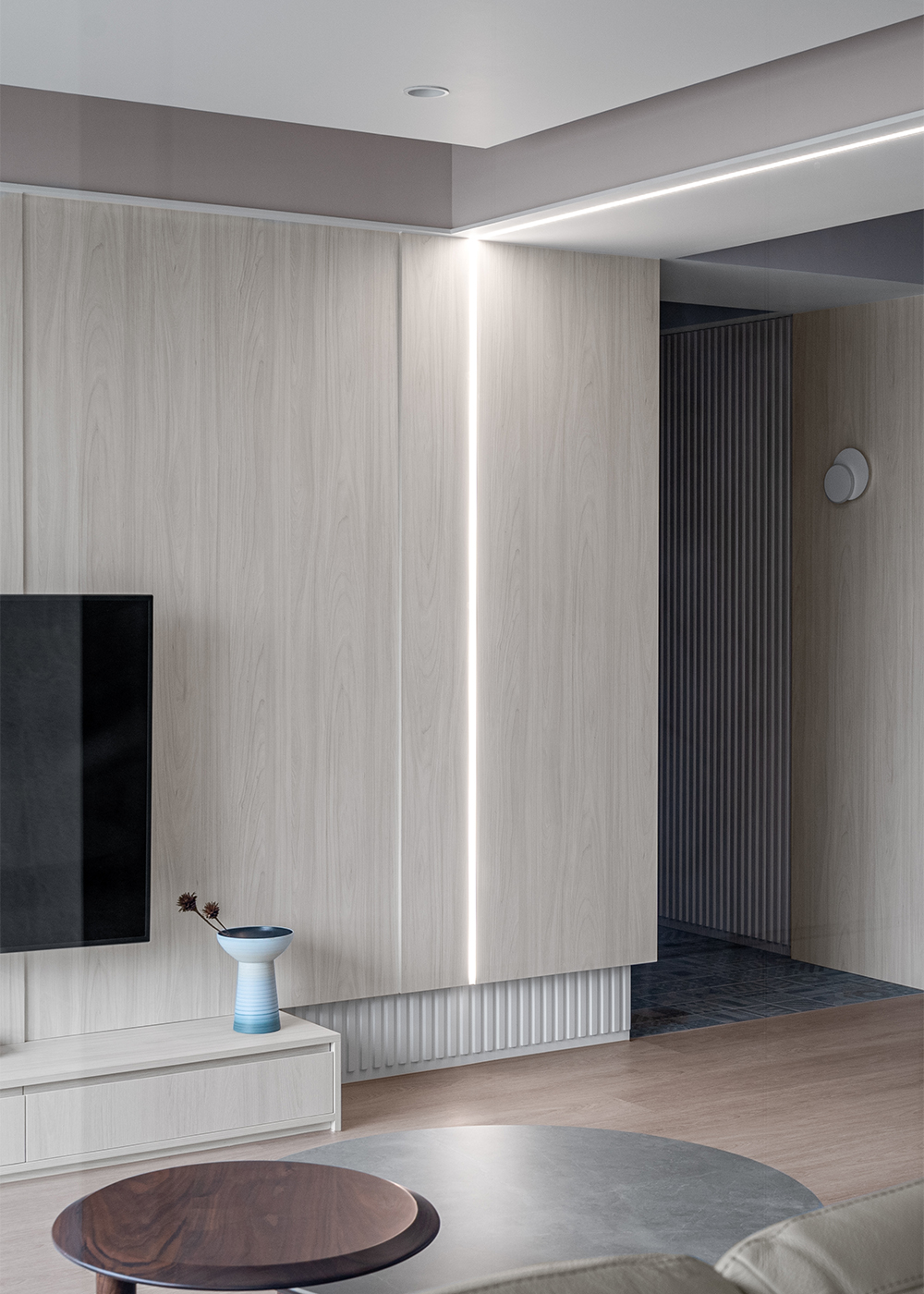 家装设计案例鉴赏——现代风柔淡恬适居所 -6