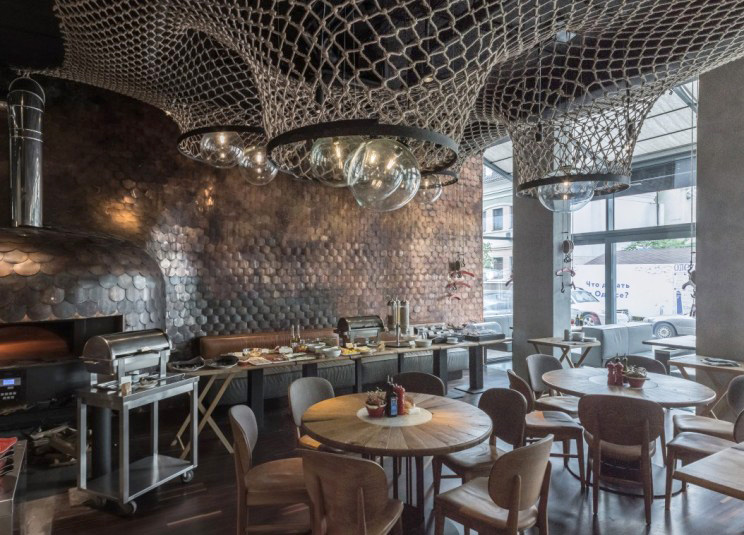 乌克兰Pesce al Forno餐厅  YOD Design Lab-1