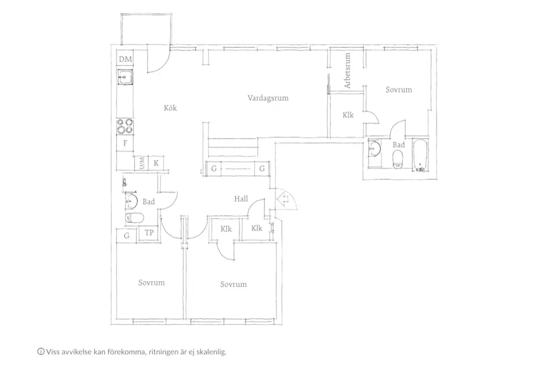 "现代绿意 | 瑞典风格大型公寓的翻新之美"-17