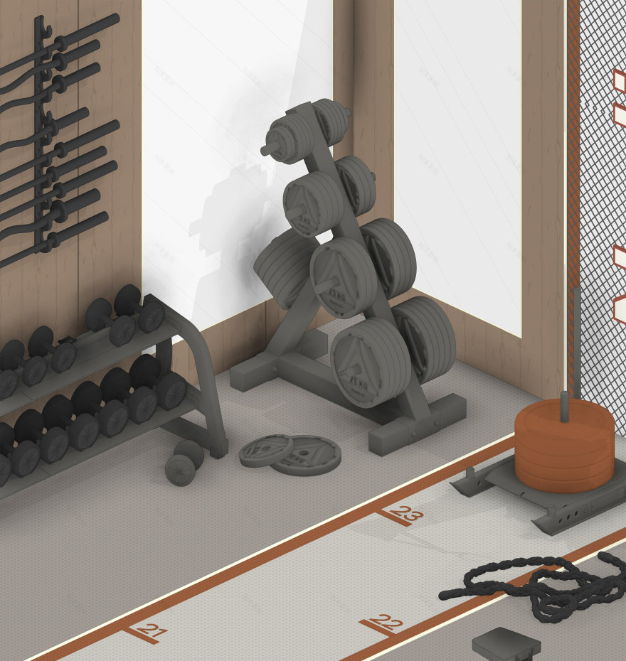 流氓健身俱乐部丨沙特阿拉伯利雅得丨Dusk Architecture-54