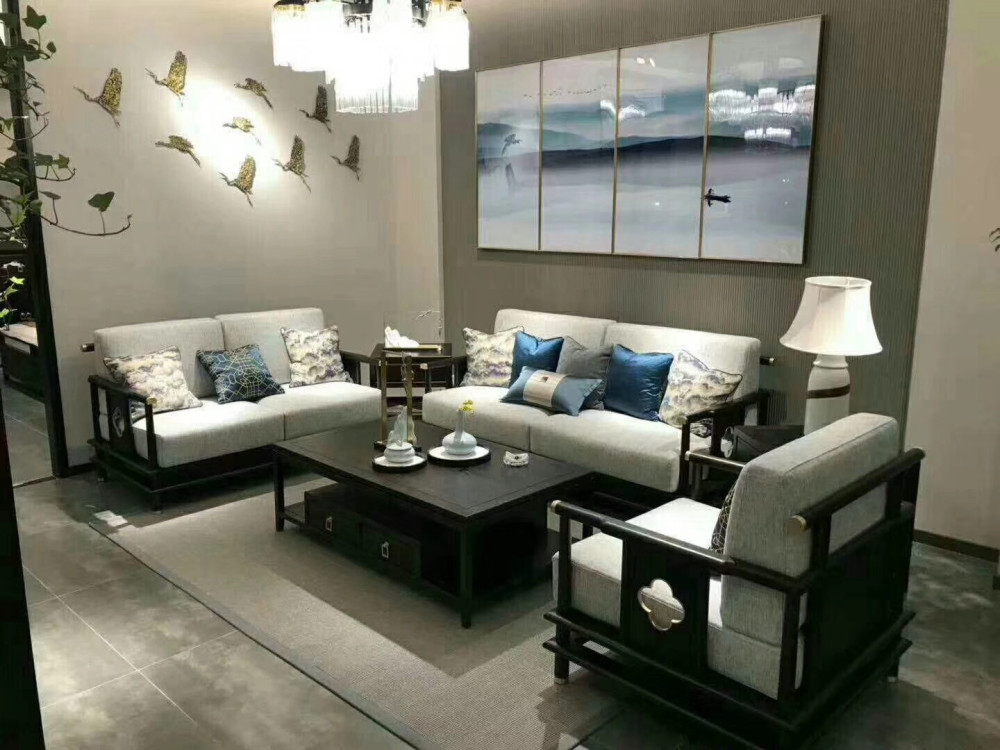 新中式风格的魅力演绎——简约线条勾勒出的灵动空间-11