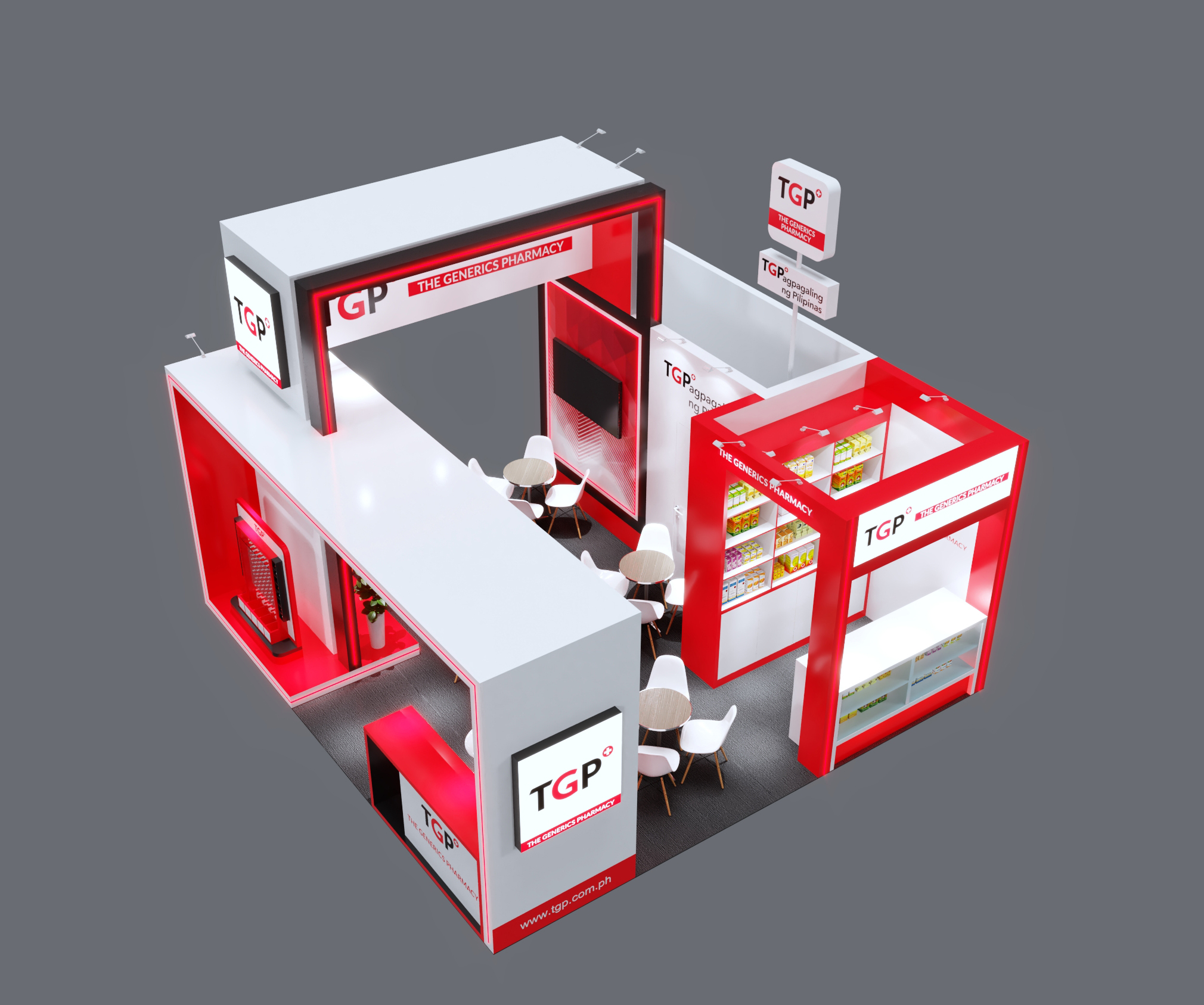 The Generics Pharmacy - Exhibition Booth Design-6