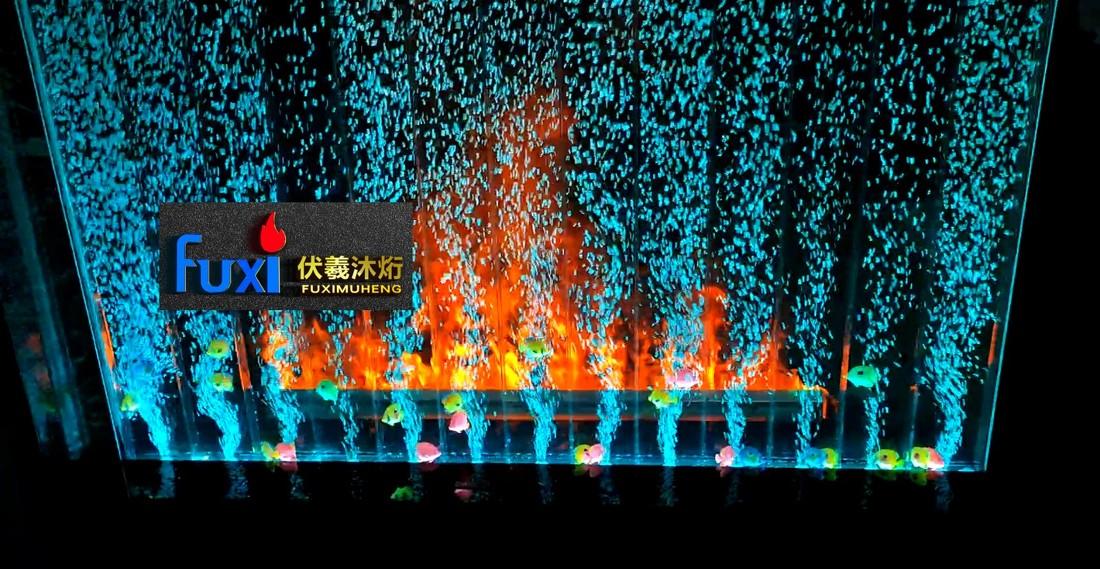 伏羲雾化壁炉风水屏 | 金木水火土元素助运势-14