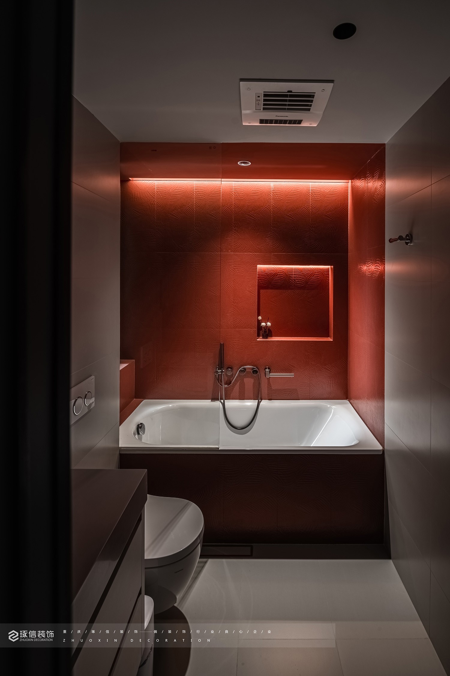 120 平现代风,黑红 cp 档丨琢信装饰-29