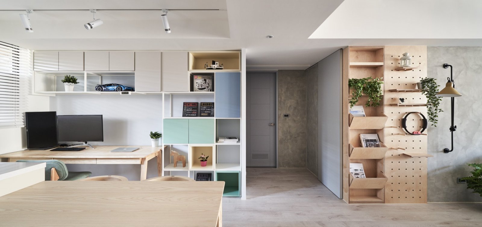 乐创空间设计 | 原木色浅蓝打造舒适生活-16