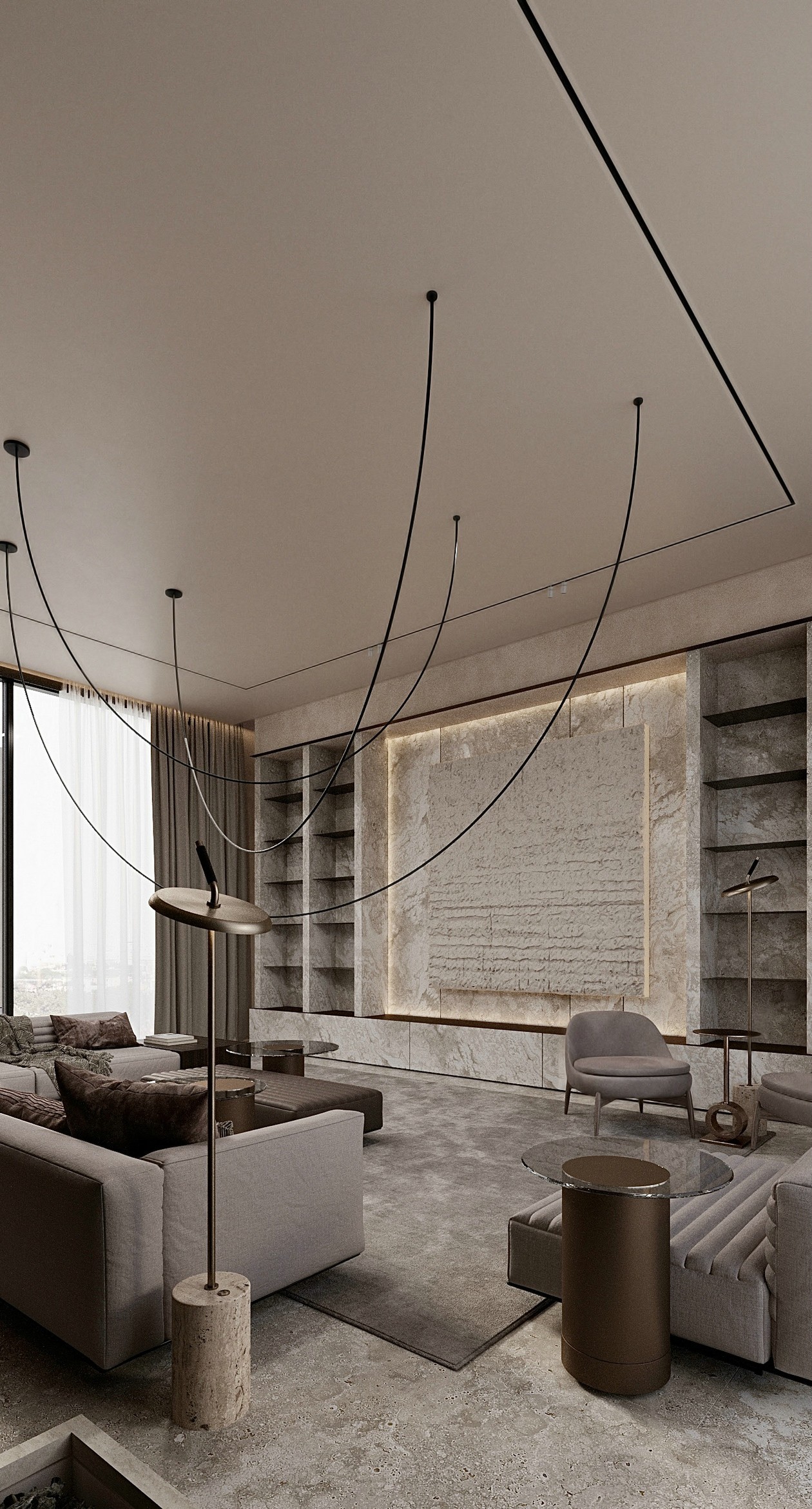 灰色系别墅设计 高级精致范儿！-4