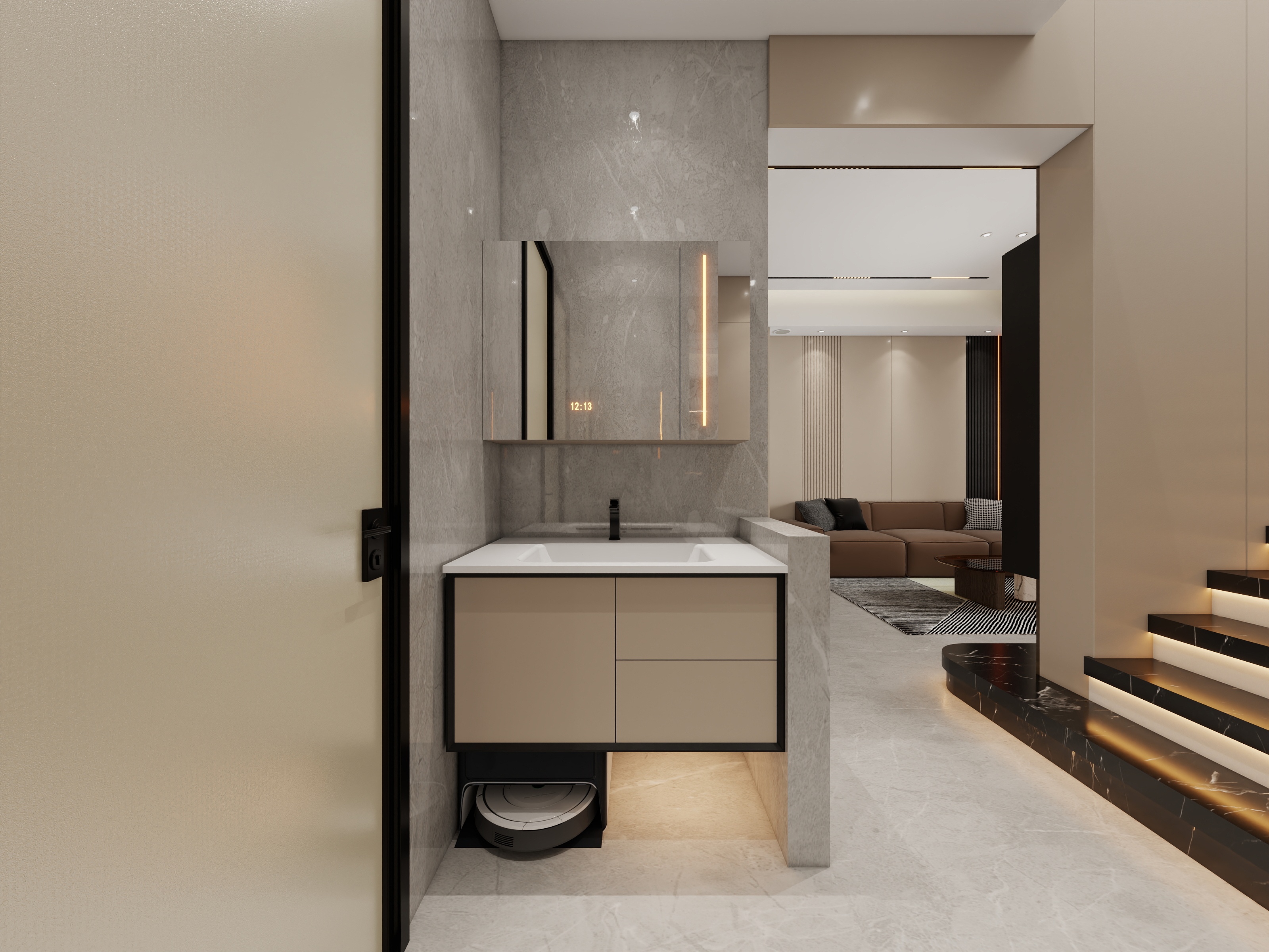 四川岳池御龙湾（214平方意式极简六居室）-71