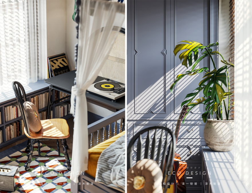 复古南洋风海边度假艺术空间设计丨中国西安丨泽一软装-76