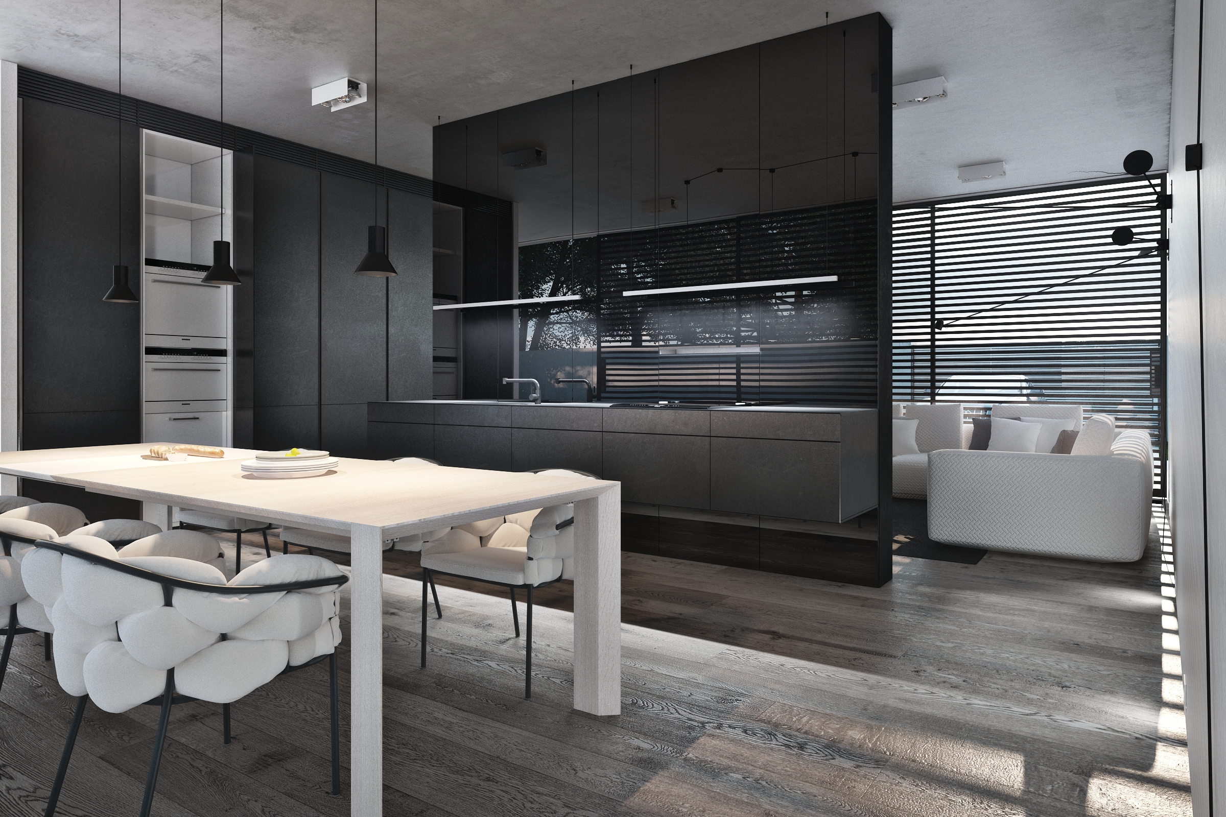 为一对年轻夫妇建造的162平方米的私人住宅项目。-16