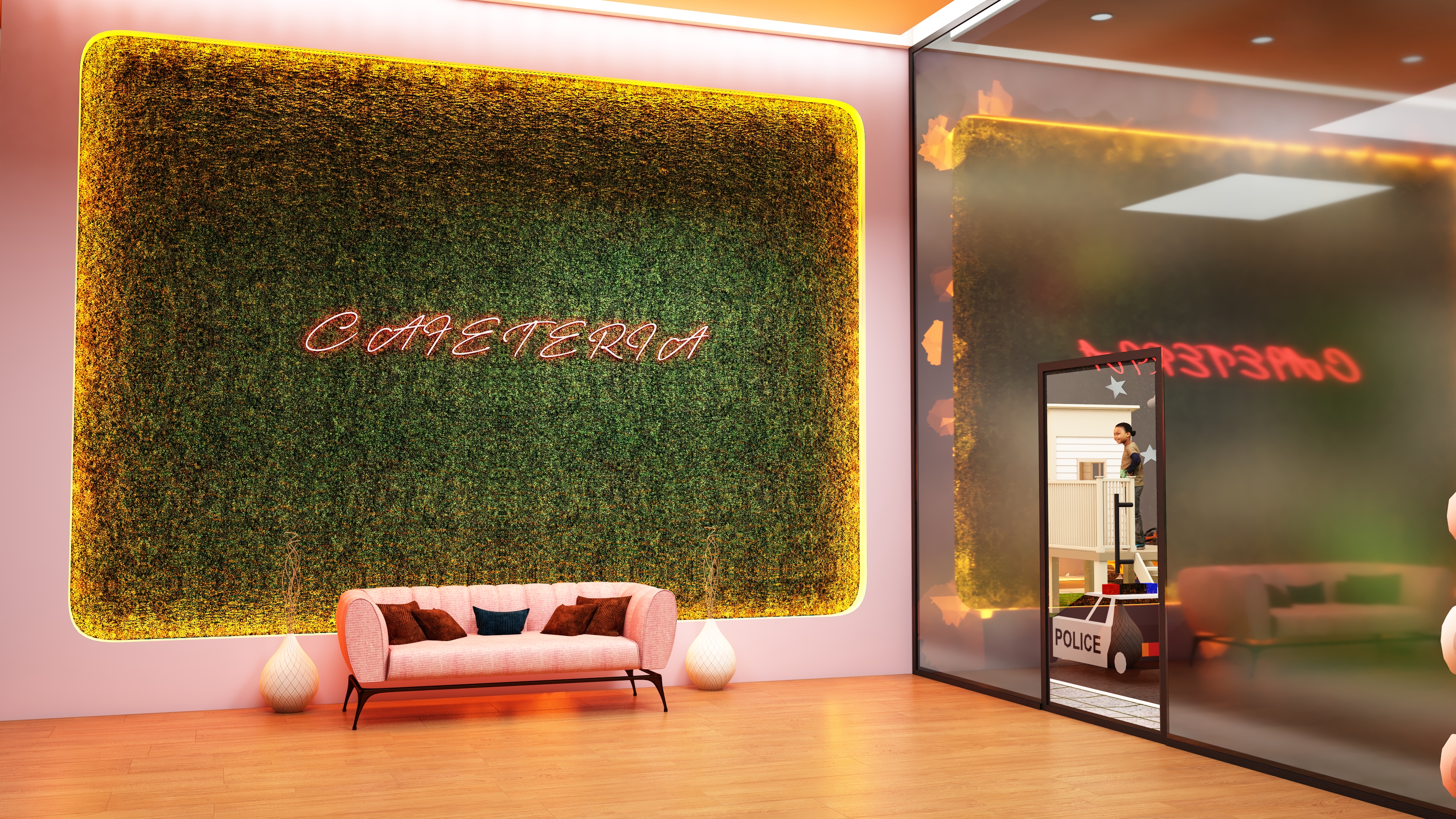 Indoor Playground Design with Café-7