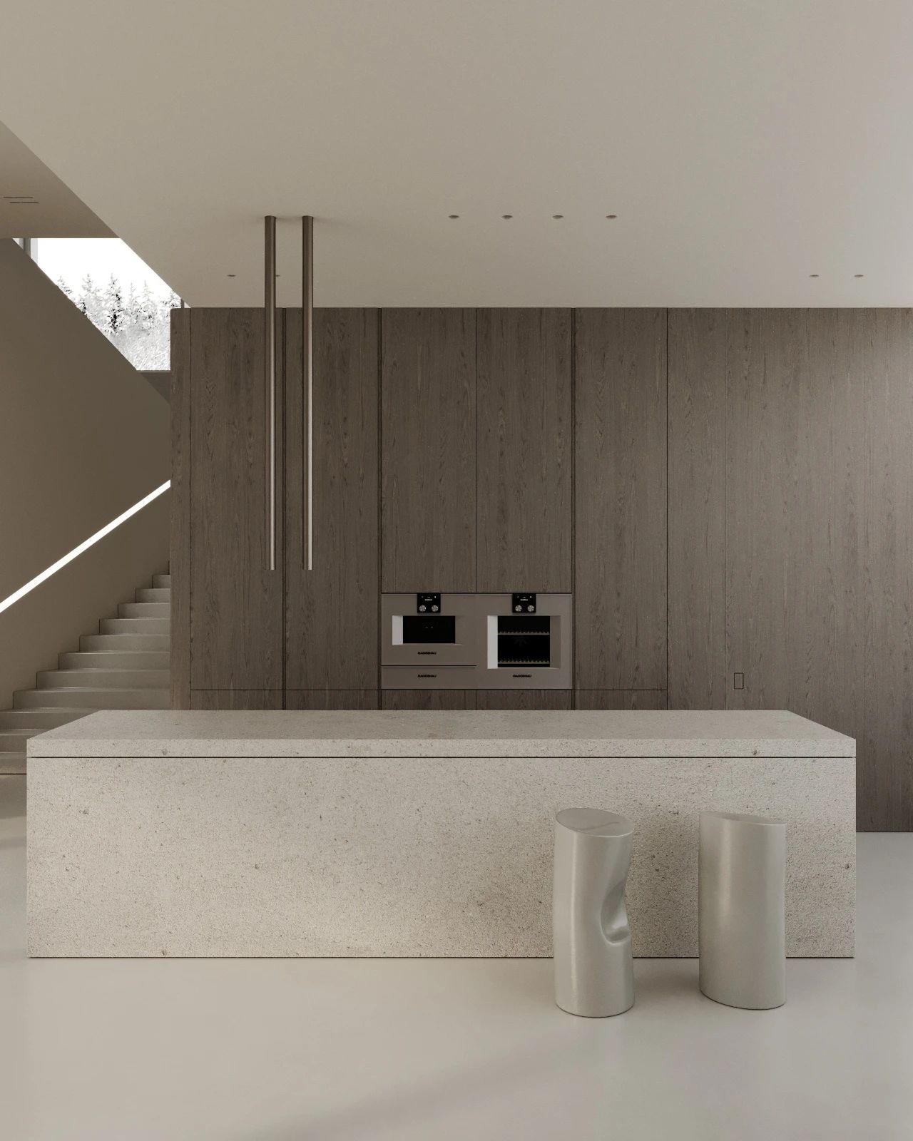 莫斯科地区豪华简约小屋丨俄罗斯莫斯科丨NUMÉRO A,,ATELIER D’INTERIEUR-25