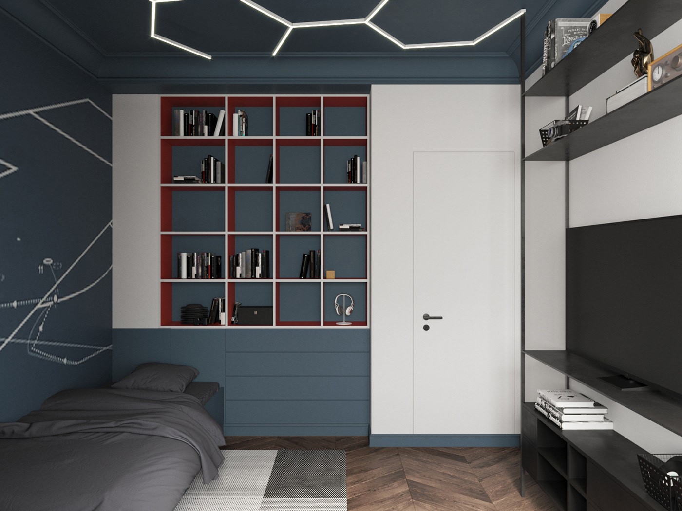 俄罗斯别墅设计 独特的质感、颜值满满-25