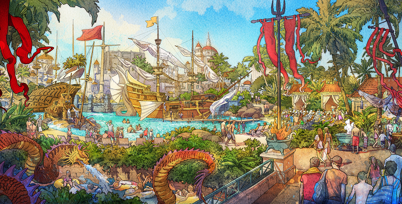 Leyenda Del Mar Water Park | Taiwan Theme Park Design-11