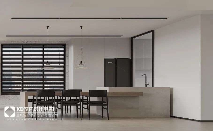 重庆龙湖舜山府 238㎡极简风温润时光丨中国重庆丨KD 室内设计事务所-27