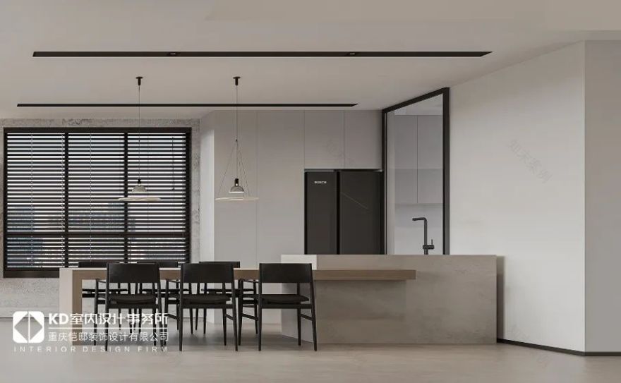 重庆龙湖舜山府 238㎡极简风温润时光丨中国重庆丨KD 室内设计事务所-27