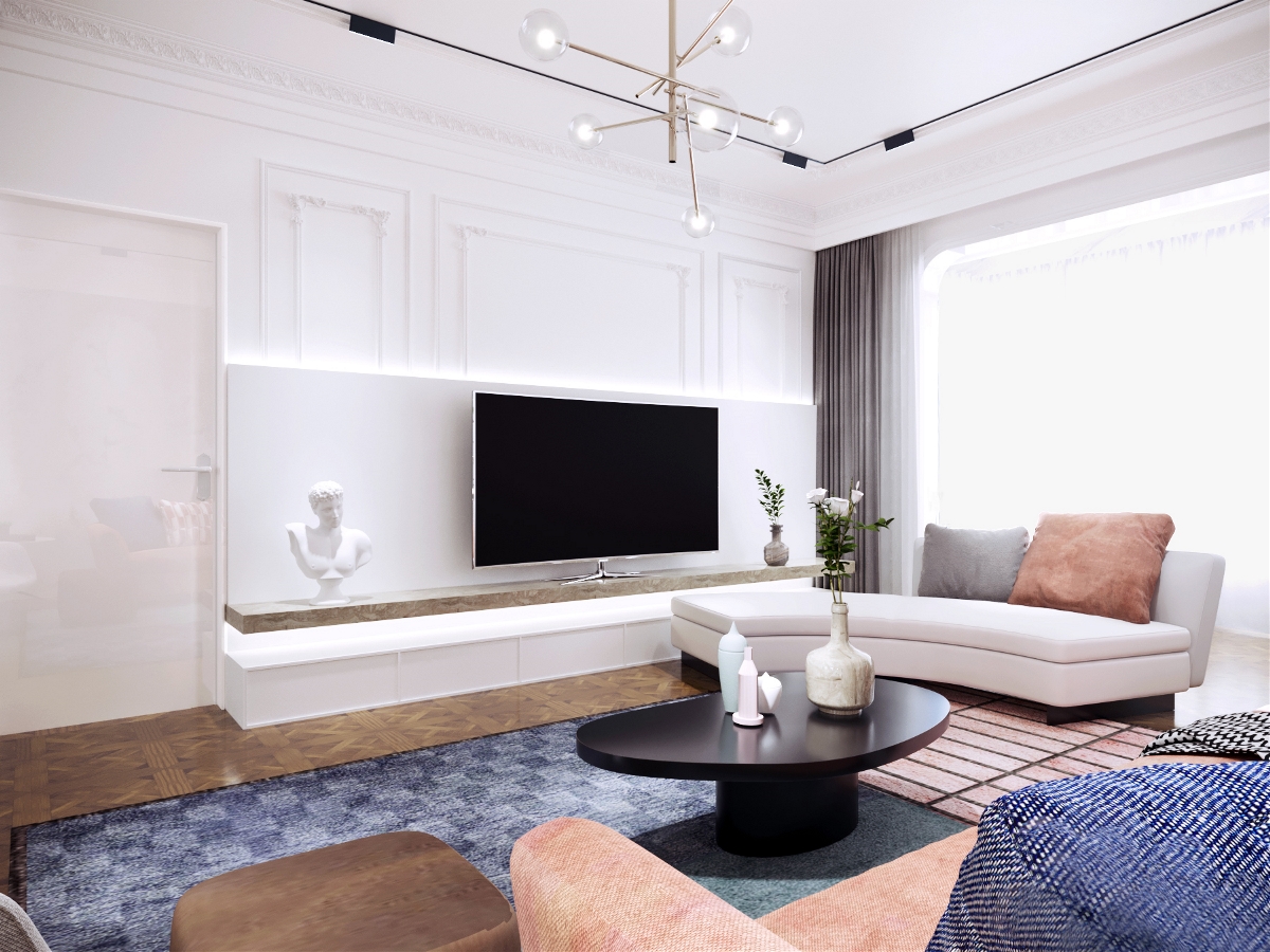 现代法式空间，温馨浪漫的简约艺术-6