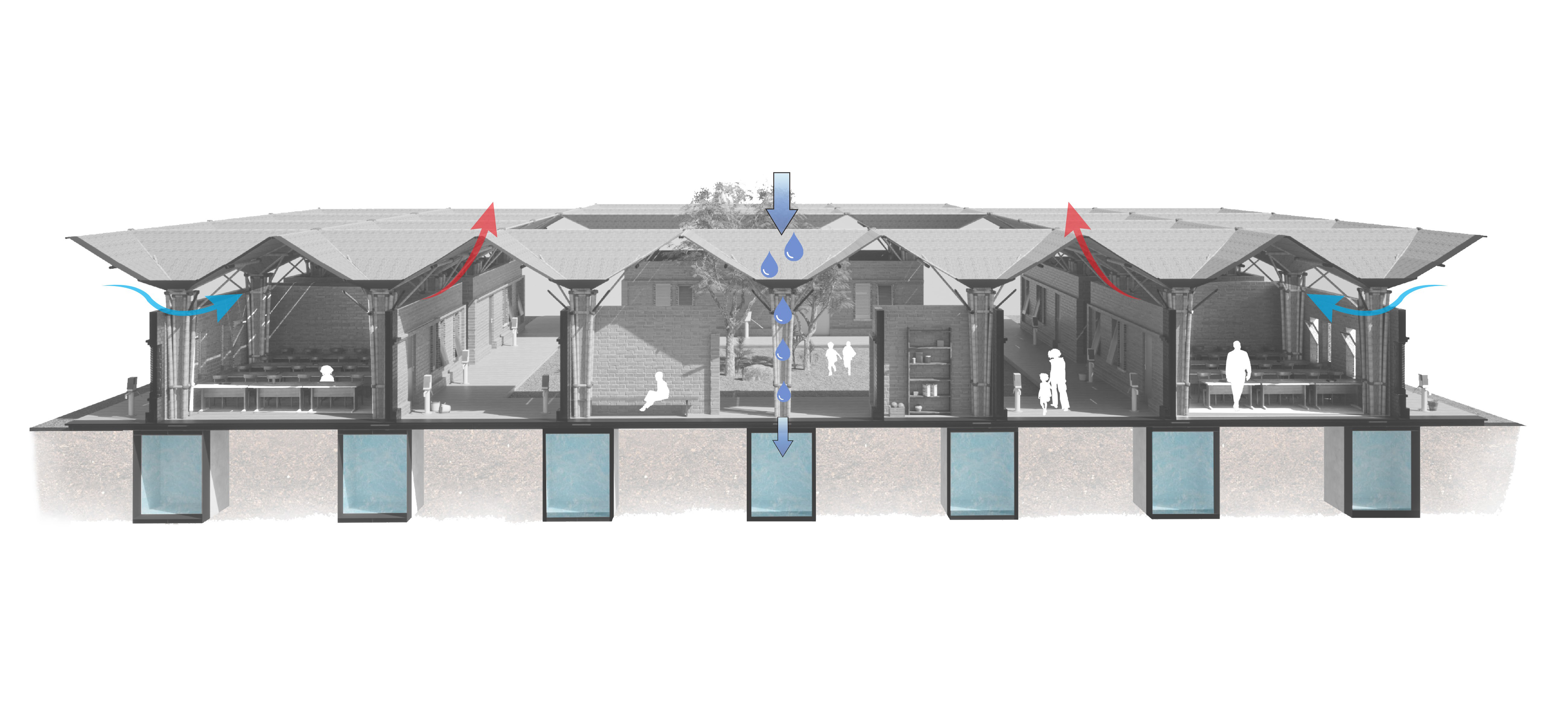 雨水收集学校丨塞内加尔丨KAIRA LOORO-8