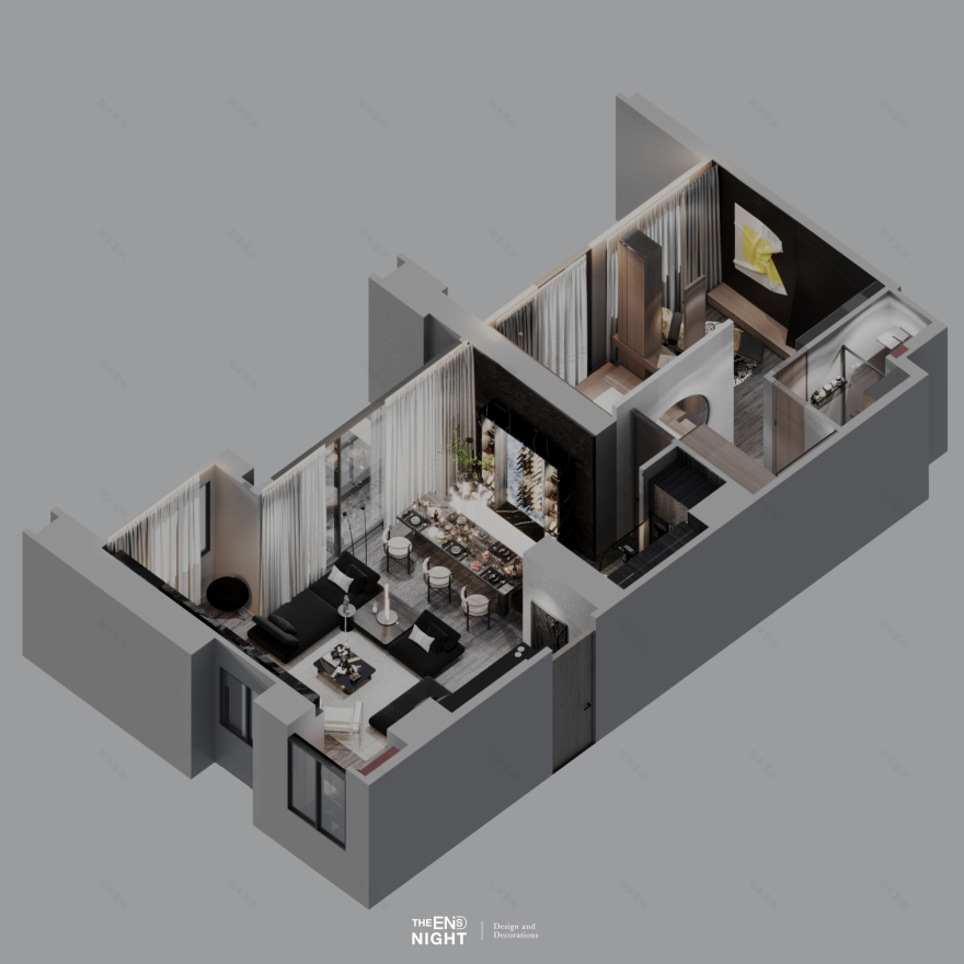 暹罗拉差贴威地址
注:RATCHATHEWI一般指曼谷的拉差贴威区,SIAM常见为暹罗,这里结合语境推测可能是关于暹罗拉差贴威区的某个地址表述,但整体THE ADDRESS因为缺乏更多信息,不太能明确其具体所指,这里暂按字面地址翻译 丨泰国曼谷丨THE END IS NIGHT Studio-9