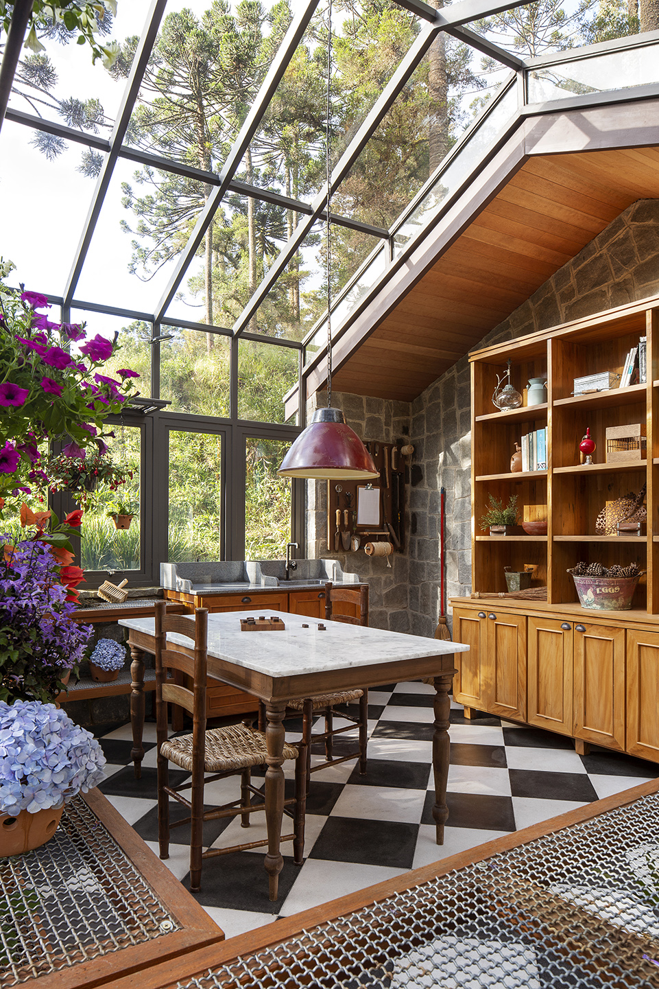 巴西 Araucária 家庭温室丨Angá Arquitetura-51