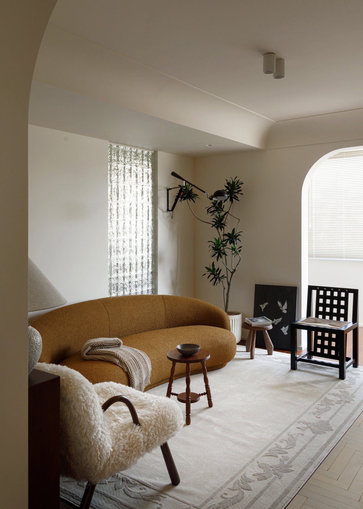 北京西城社区住宅轻复古风格婚房设计丨中国北京丨文君空间设计-24