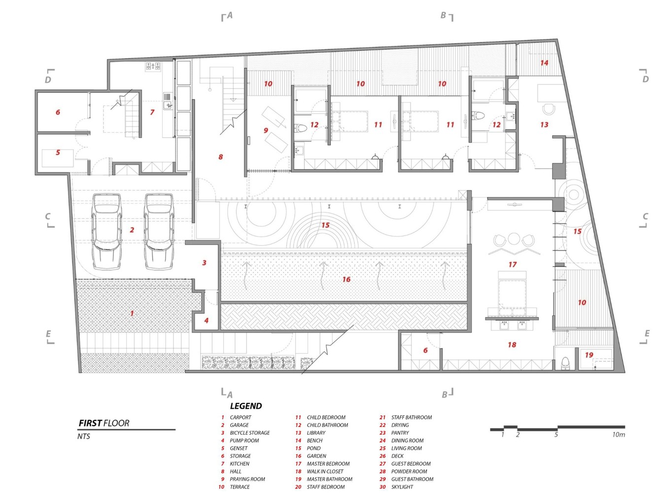 雅加达热带现代住宅-24