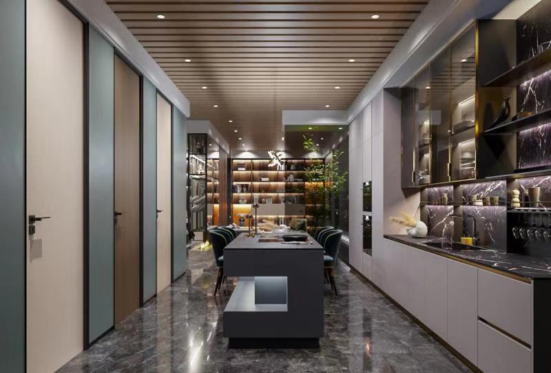 极简家居风全屋定制家具展厅设计-4