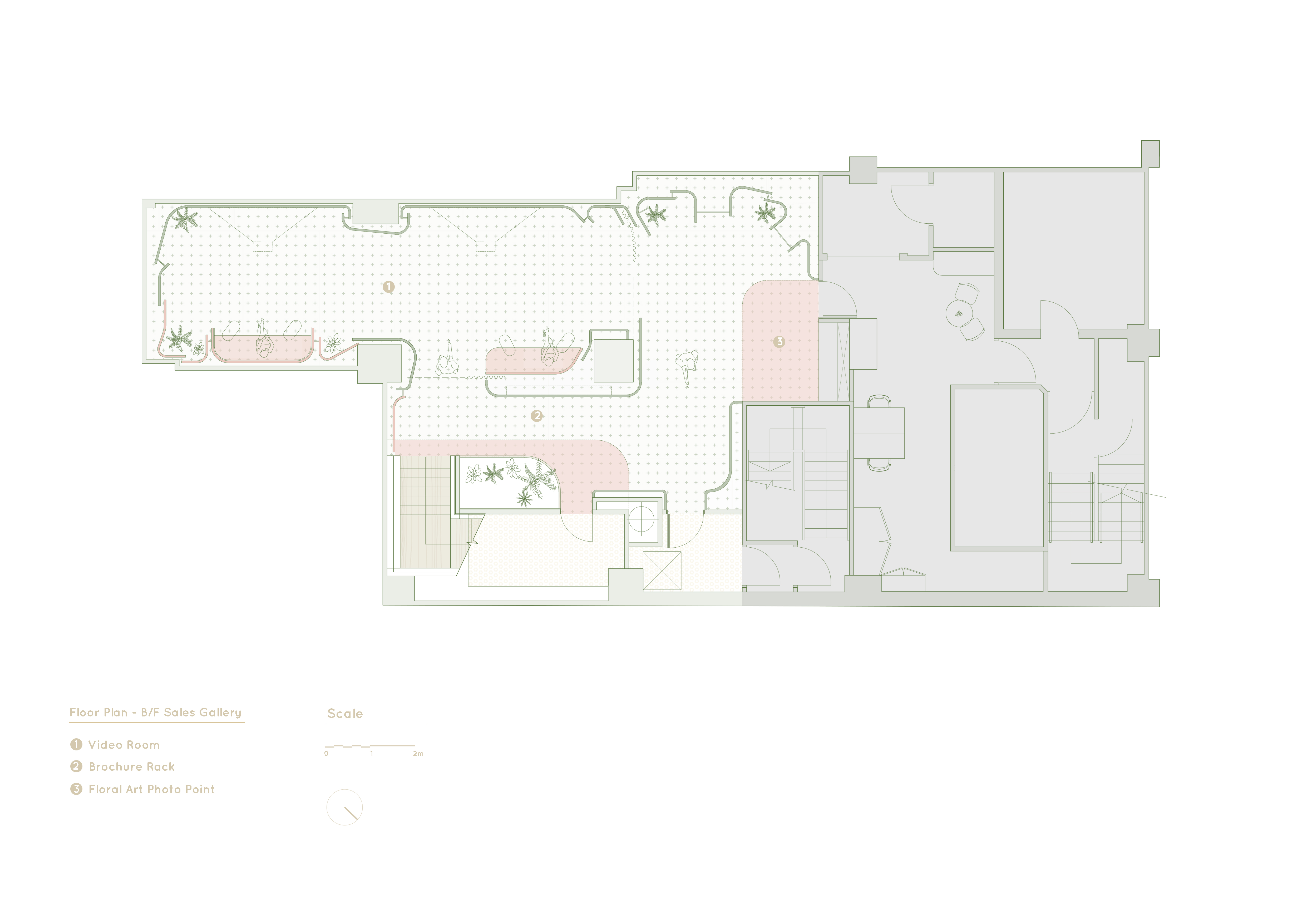 西班牙花园风住宅销售廊丨中国香港丨Bean Buro-61