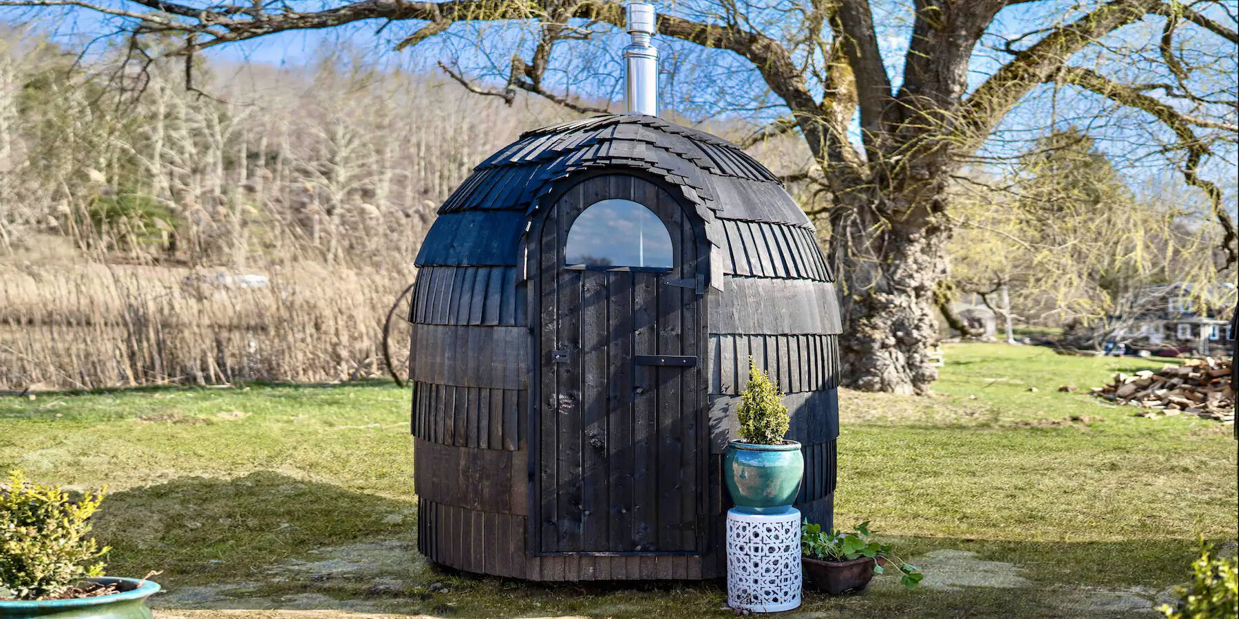 纽约上州“霍比特小屋” | 英式田园与复古 Airstream 的完美融合-0