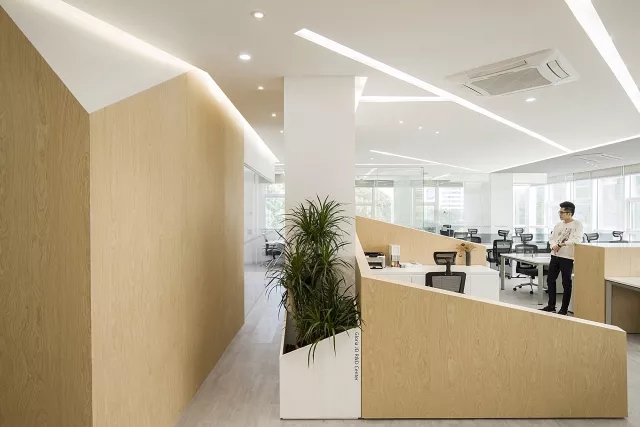 一个被光切割的空间——誉东研发中心办公空间-14