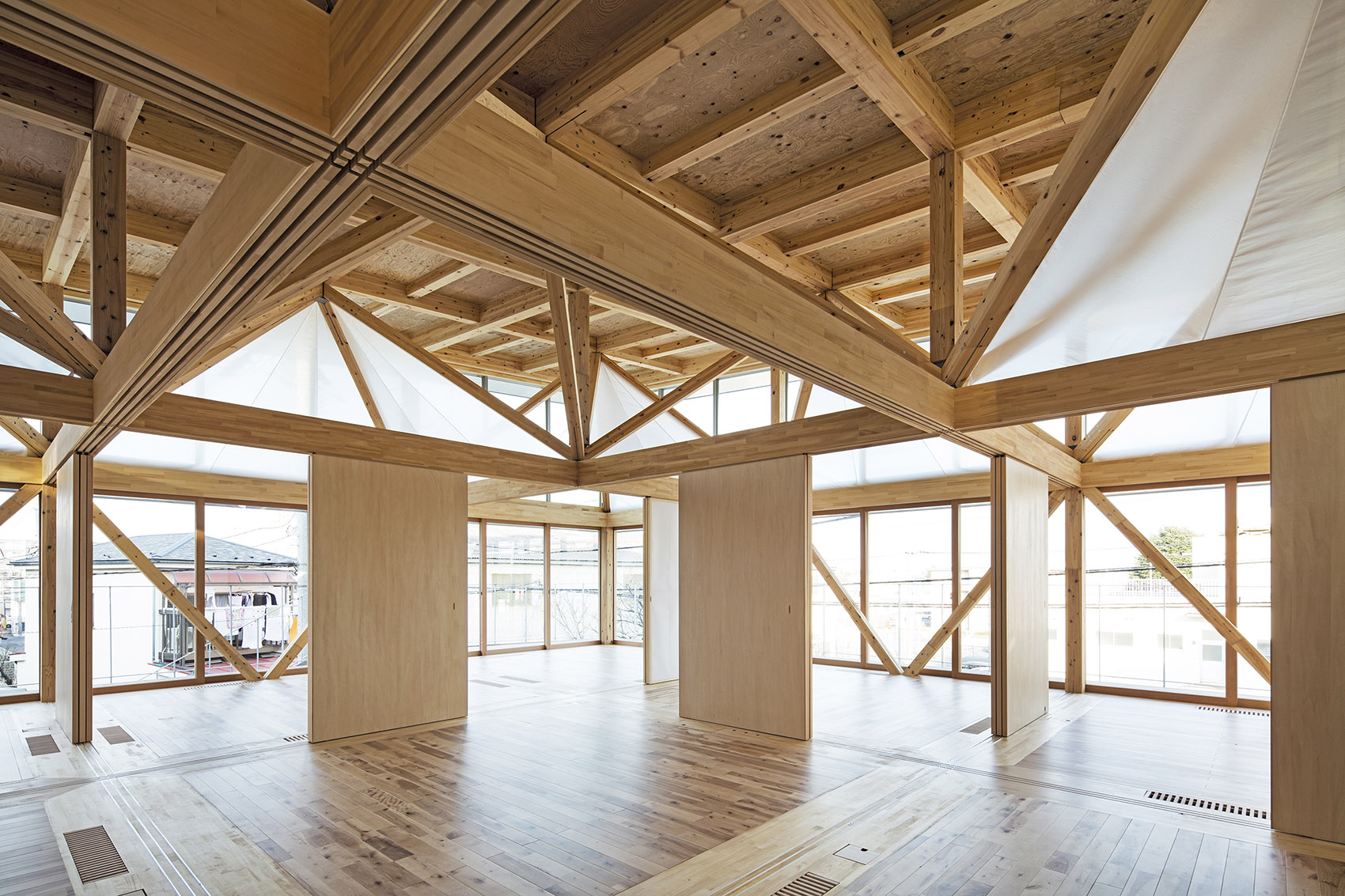 百变空间 & 工厂改造的多功能社区中心，日本 / Aki Hamada Architects-54