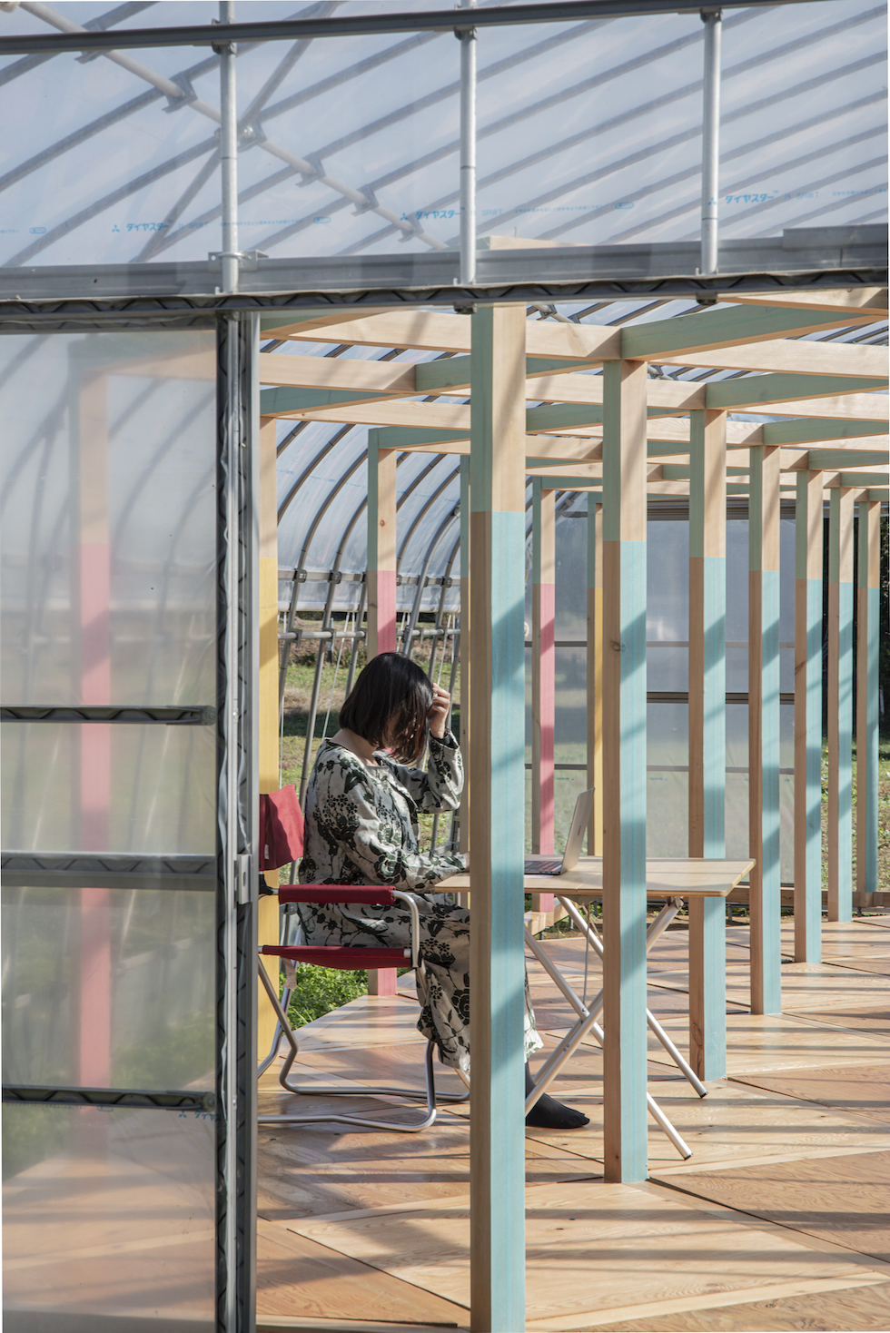 “绿色基地”装置丨日本千叶丨UENOA architects-31